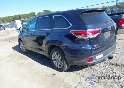 2016 Toyota Highlander Le V6 from USA, damaged, VIN 5TDZKRFH9GS183506